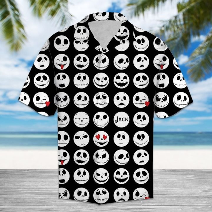 Amazing Jack Skellington Hawaiian Shirt Summer Button Up Amazing Jack Skellington Hawaiian Shirt Summer Button Up
