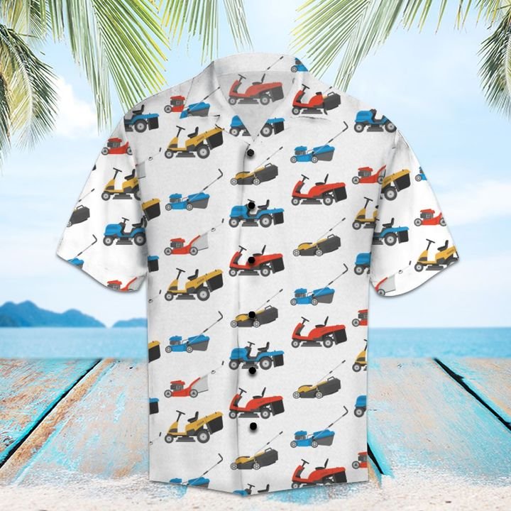 Amazing Lawn Mower Hawaiian Shirt Summer Button Up Amazing Lawn Mower Hawaiian Shirt Summer Button Up