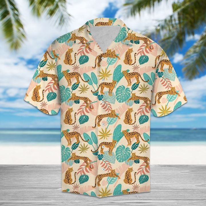 Amazing Leopard Hawaiian Shirt Summer Button Up Amazing Leopard Hawaiian Shirt Summer Button Up