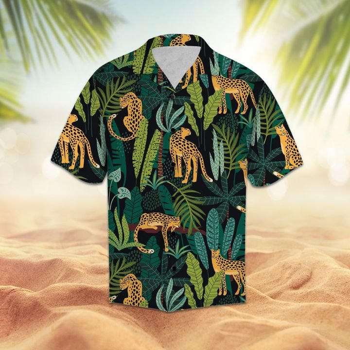 Amazing Leopard Hawaiian Shirt Summer Button Up Amazing Leopard Hawaiian Shirt Summer Button Up
