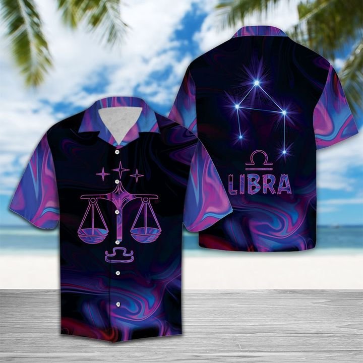 Amazing Libra Horoscope Hawaiian Shirt Summer Button Up Amazing Libra Horoscope Hawaiian Shirt Summer Button Up