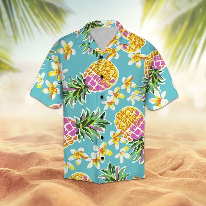 Amazing Pineapple Hawaiian Shirt Summer Button Up Amazing Pineapple Hawaiian Shirt Summer Button Up