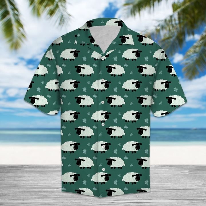 Amazing Sheep Hawaiian Shirt Summer Button Up Amazing Sheep Hawaiian Shirt Summer Button Up