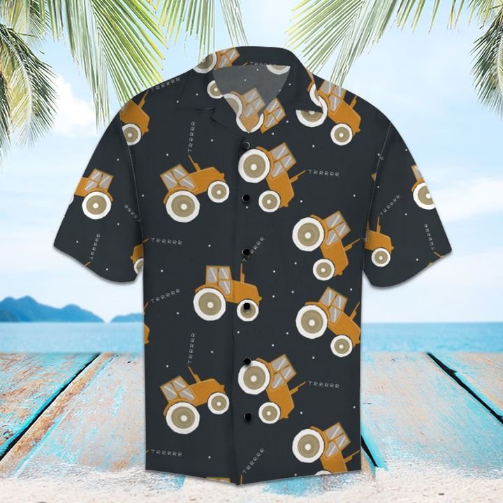Amazing Tractor Hawaiian Shirt Summer Button Up Amazing Tractor Hawaiian Shirt Summer Button Up
