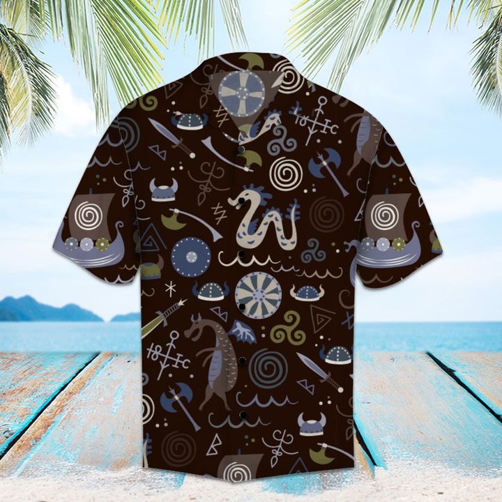Amazing Viking Hawaiian Shirt Summer Button Up Amazing Viking Hawaiian Shirt Summer Button Up