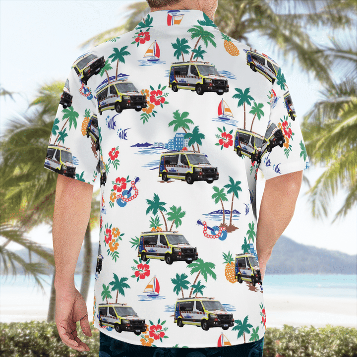 Ambulance Victoria Mercedes Benz Sprinter Hawaiian Shirt Ambulance Victoria Mercedes Benz Sprinter Hawaiian Shirt