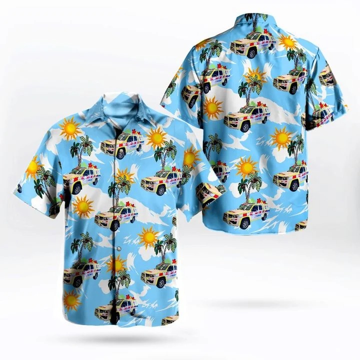 Ambulance Victoria Volkswagen Amarok Hawaiian Shirt Ambulance Victoria Volkswagen Amarok Hawaiian Shirt