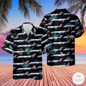 American Eagle Bombardier Crj-701Er (Cl-600-2C10) Hawaiian Shirt