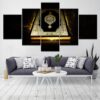 Ancient Bible - Religion 5 Panel Canvas Art Wall Decor