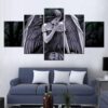 Angel Girl - Abstract 5 Panel Canvas Art Wall Decor