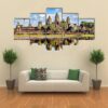Angkor Wat Temple - Nature 5 Panel Canvas Art Wall Decor