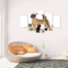 Animals And All - Animal 5 Panel Canvas Art Wall Decor