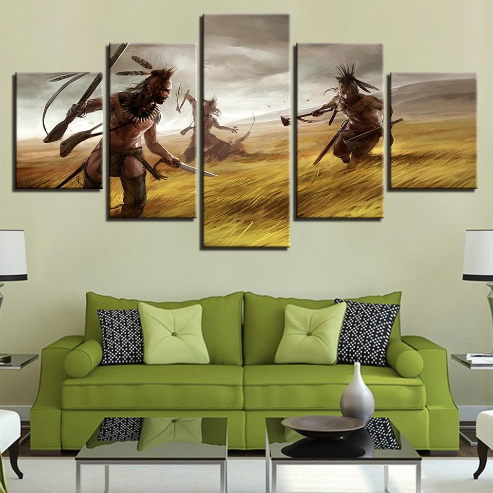 Animation Game Characters Ball - Gaming 5 Panel Canvas Art Wall Decor Animation Game Characters Ball - Gaming 5 Panel Canvas Art Wall Decor