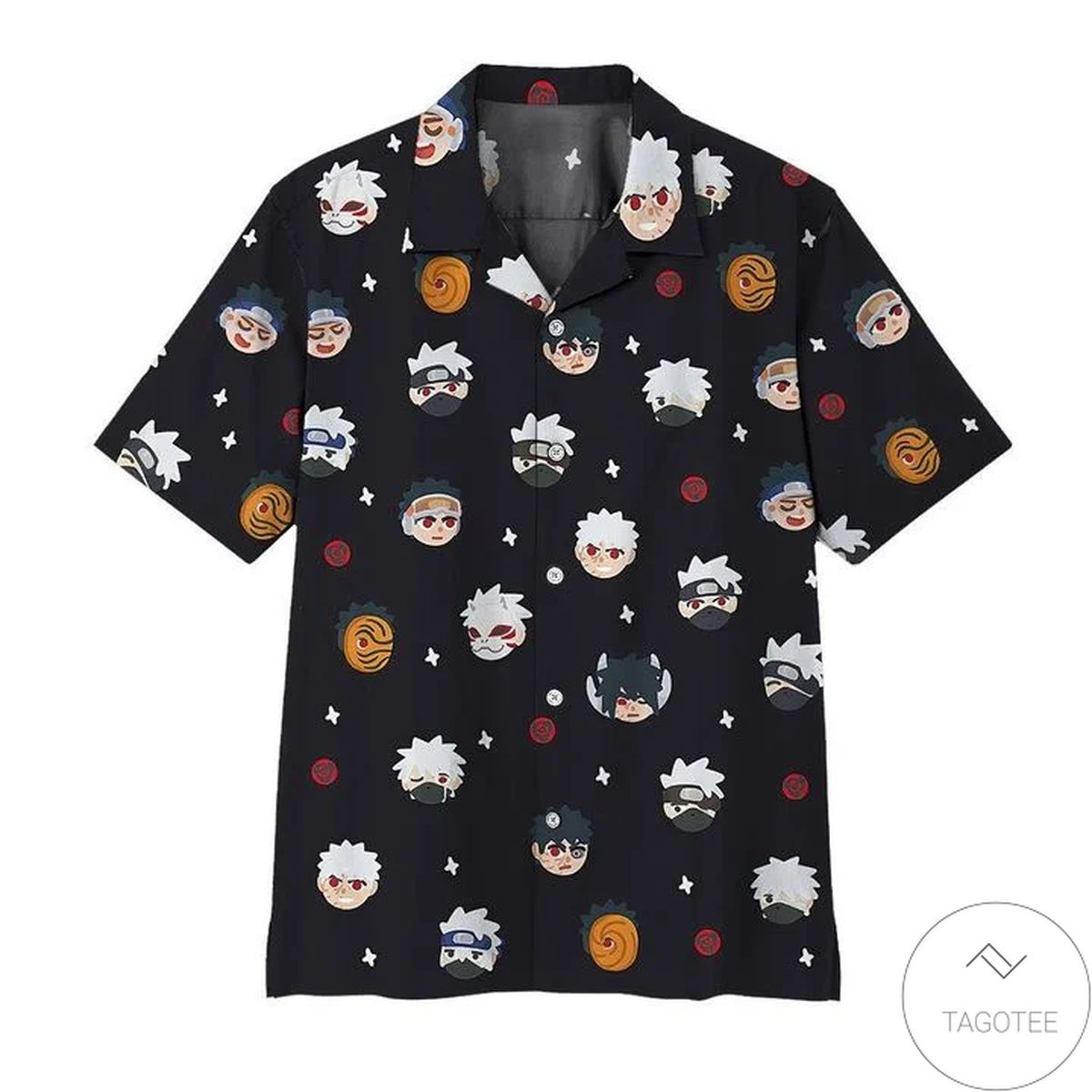 Anime Naruto Chibi Heads Hawaiian Shirt Anime Naruto Chibi Heads Hawaiian Shirt
