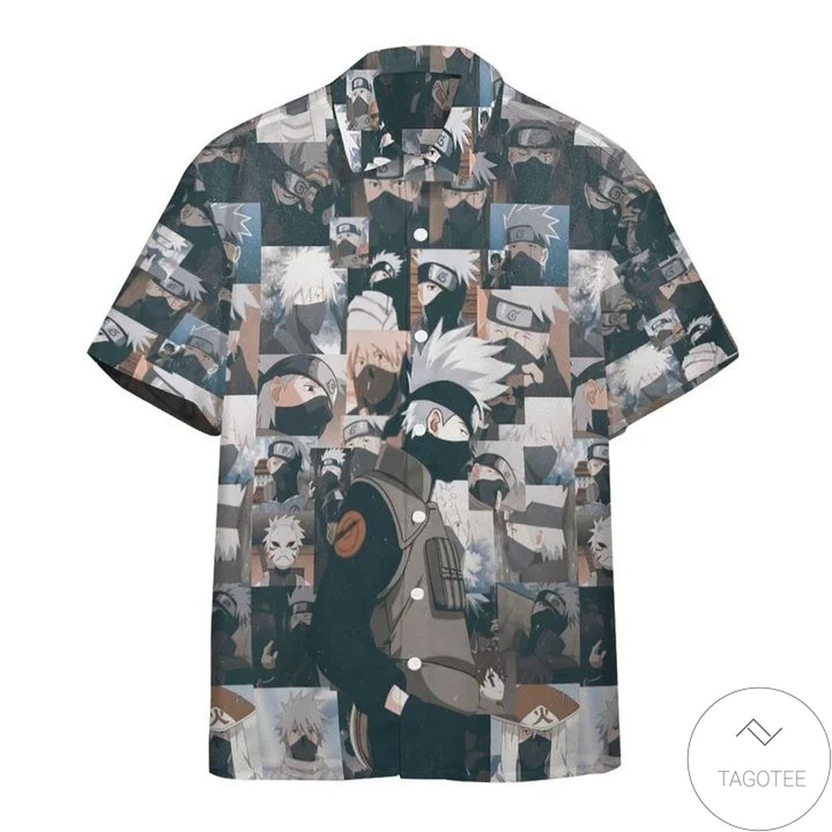 Anime Naruto Kakashi Hawaiian Shirt Anime Naruto Kakashi Hawaiian Shirt