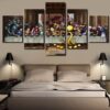 Anime Of One Punch Man - Cartoon 5 Panel Canvas Art Wall Decor