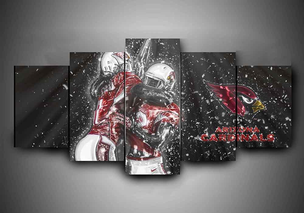 Arizona Cardinals 1 - Sport 5 Panel Canvas Art Wall Decor Arizona Cardinals 1 - Sport 5 Panel Canvas Art Wall Decor