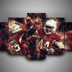 Arizona Cardinals 2 - Sport 5 Panel Canvas Art Wall Decor
