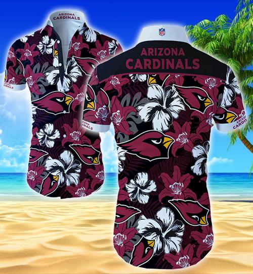 Arizona Cardinals Hawaiian Shirt Summer Button Up Arizona Cardinals Hawaiian Shirt Summer Button Up
