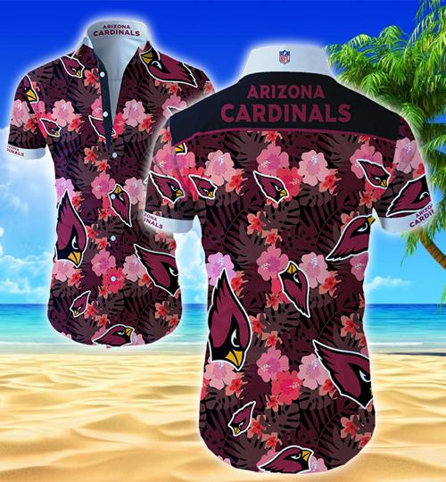 Arizona Cardinals Hawaiian Shirt Summer Button Up Arizona Cardinals Hawaiian Shirt Summer Button Up