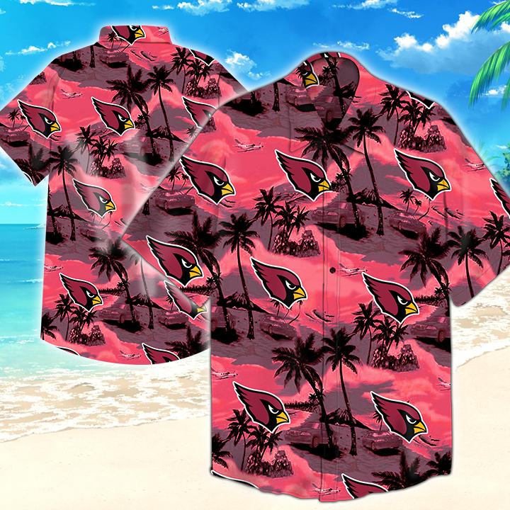 Arizona Cardinals Nfl Hawaiian Shirt Summer Button Up Arizona Cardinals Nfl Hawaiian Shirt Summer Button Up