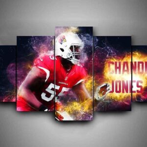 Arizona Cardinals - Chandler Jones - Sport 5 Panel Canvas Art Wall Decor