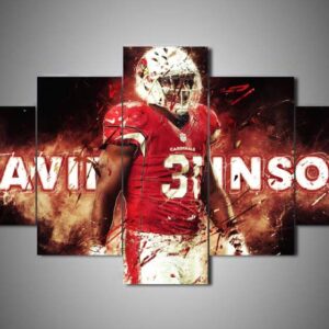 Arizona Cardinals - David Johnson 1 - Sport 5 Panel Canvas Art Wall Decor
