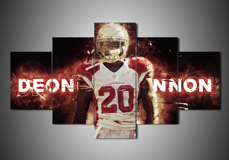 Arizona Cardinals - Deone Bucannon 1 - Sport 5 Panel Canvas Art Wall Decor Arizona Cardinals - Deone Bucannon 1 - Sport 5 Panel Canvas Art Wall Decor