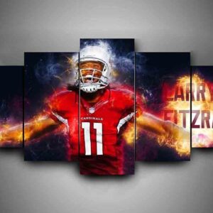 Arizona Cardinals - Larry Fitzrald - Sport 5 Panel Canvas Art Wall Decor