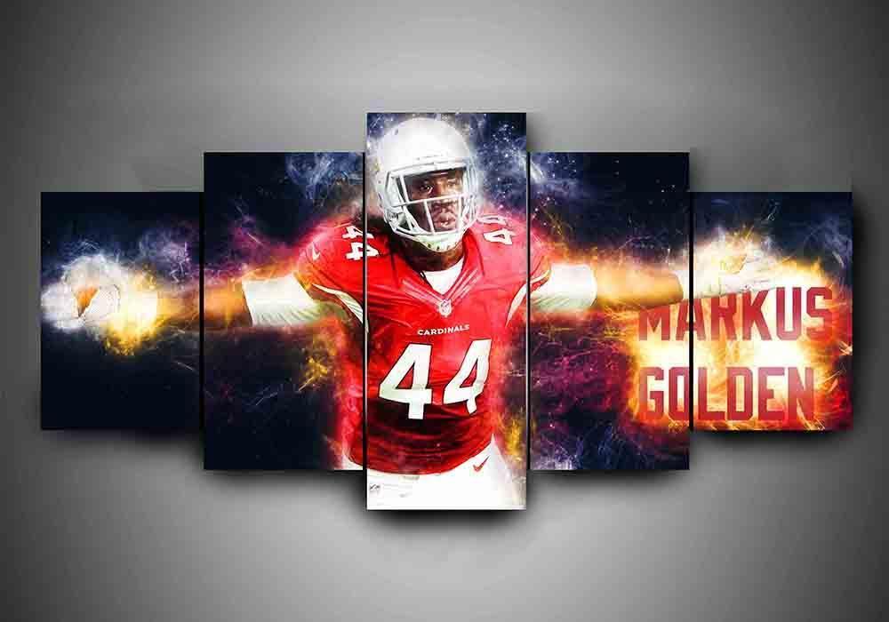 Arizona Cardinals - Markus Golden - Sport 5 Panel Canvas Art Wall Decor Arizona Cardinals - Markus Golden - Sport 5 Panel Canvas Art Wall Decor