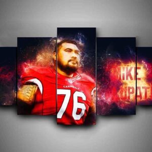 Arizona Cardinals - Mike Lupati - Sport 5 Panel Canvas Art Wall Decor