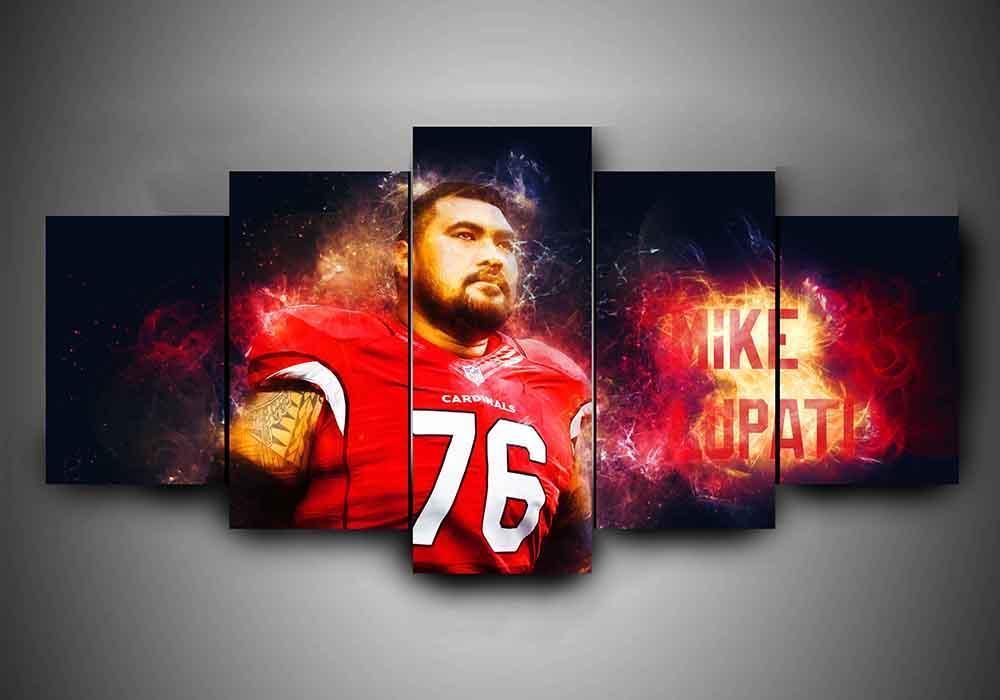 Arizona Cardinals - Mike Lupati - Sport 5 Panel Canvas Art Wall Decor Arizona Cardinals - Mike Lupati - Sport 5 Panel Canvas Art Wall Decor