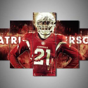 Arizona Cardinals - Patrick Peterson 1 - Sport 5 Panel Canvas Art Wall Decor