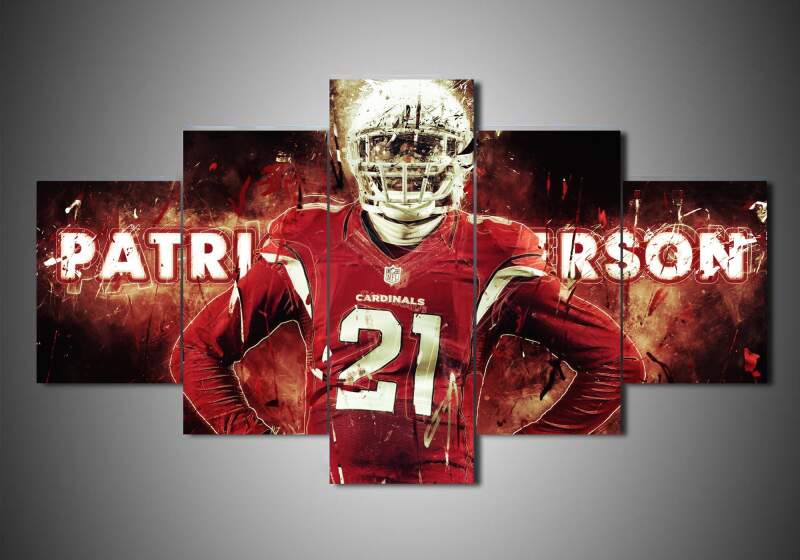 Arizona Cardinals - Patrick Peterson 1 - Sport 5 Panel Canvas Art Wall Decor Arizona Cardinals - Patrick Peterson 1 - Sport 5 Panel Canvas Art Wall Decor