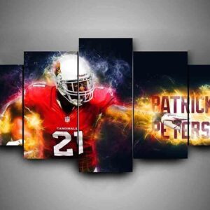 Arizona Cardinals - Patrick Peterson - Sport 5 Panel Canvas Art Wall Decor