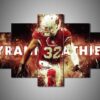 Arizona Cardinals - Tyrann Mathieu 1 - Sport 5 Panel Canvas Art Wall Decor