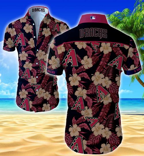 Arizona Diamondbacks Hawaiian Shirt Summer Button Up Arizona Diamondbacks Hawaiian Shirt Summer Button Up