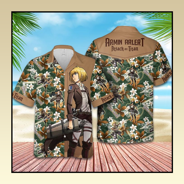 Armin Arlert Attack On Titan Hawaiian Shirt Armin Arlert Attack On Titan Hawaiian Shirt