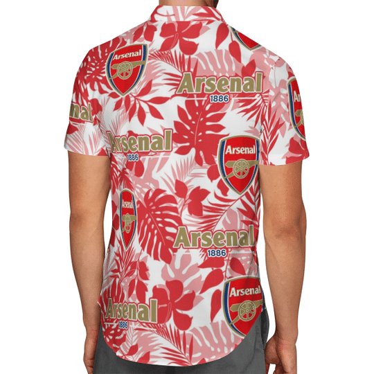 Arsenal 1886 Hawaiian Shirt Arsenal 1886 Hawaiian Shirt