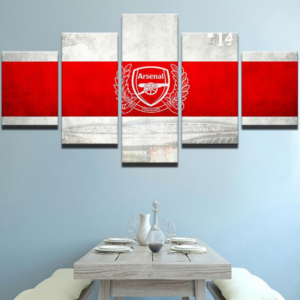 Arsenal Club Football 01 - Sport 5 Panel Canvas Art Wall Decor