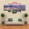 Asheville In North Carolina - Nature 5 Panel Canvas Art Wall Decor