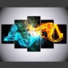 Assassin’S Creed Logo - Abstract 5 Panel Canvas Art Wall Decor
