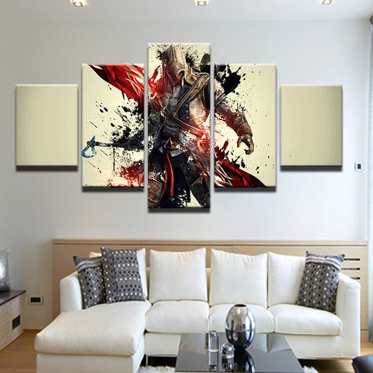 Assassins Creed 2 - Movie 5 Panel Canvas Art Wall Decor Assassins Creed 2 - Movie 5 Panel Canvas Art Wall Decor