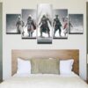 Assassins Creed 4 - Gaming 5 Panel Canvas Art Wall Decor