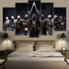 Assassins Creed Full Star - Gaming 5 Panel Canvas Art Wall Decor