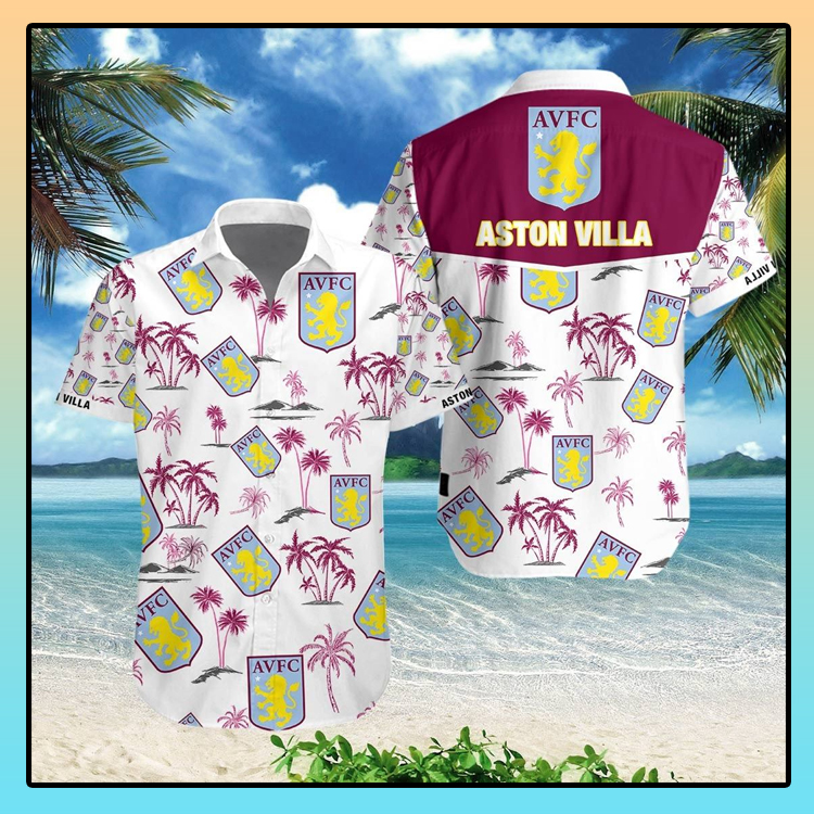 Aston Villa Hawaiian Shirt Aston Villa Hawaiian Shirt