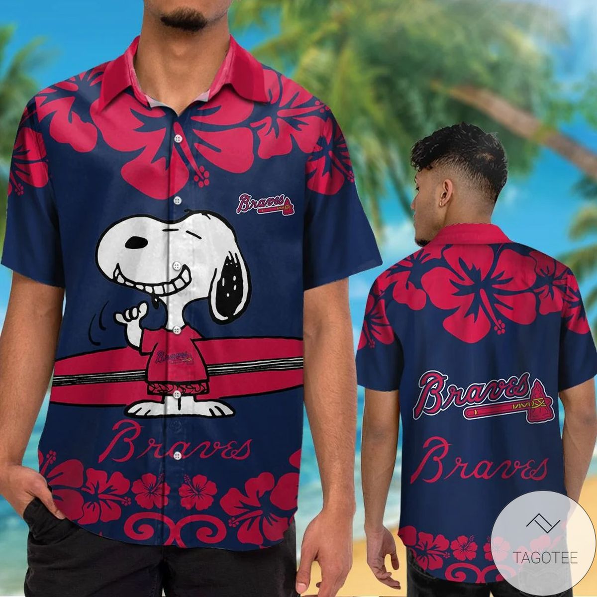 Atlanta Braves Snoopy Hawaiian Shirt Atlanta Braves Snoopy Hawaiian Shirt