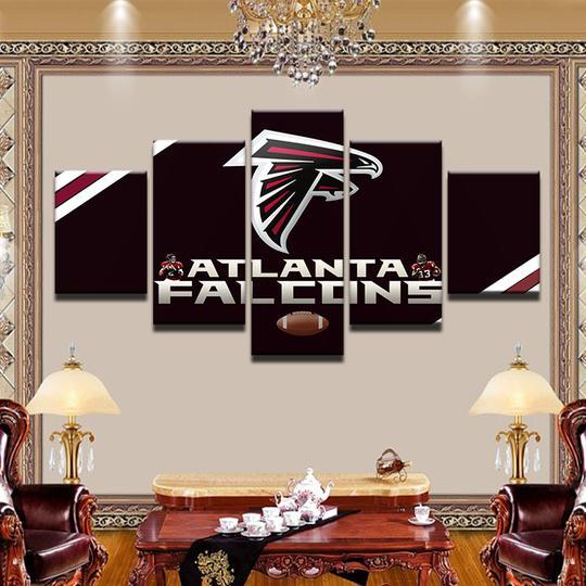 Atlanta Falcons 9- Sport 5 Panel Canvas Art Wall Decor Atlanta Falcons 9- Sport 5 Panel Canvas Art Wall Decor