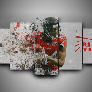 Atlanta Falcons - Roddy White - Sport 5 Panel Canvas Art Wall Decor
