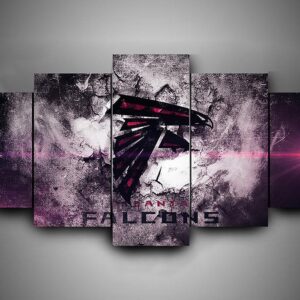 Atlanta Falcons - Team #1 - Sport 5 Panel Canvas Art Wall Decor